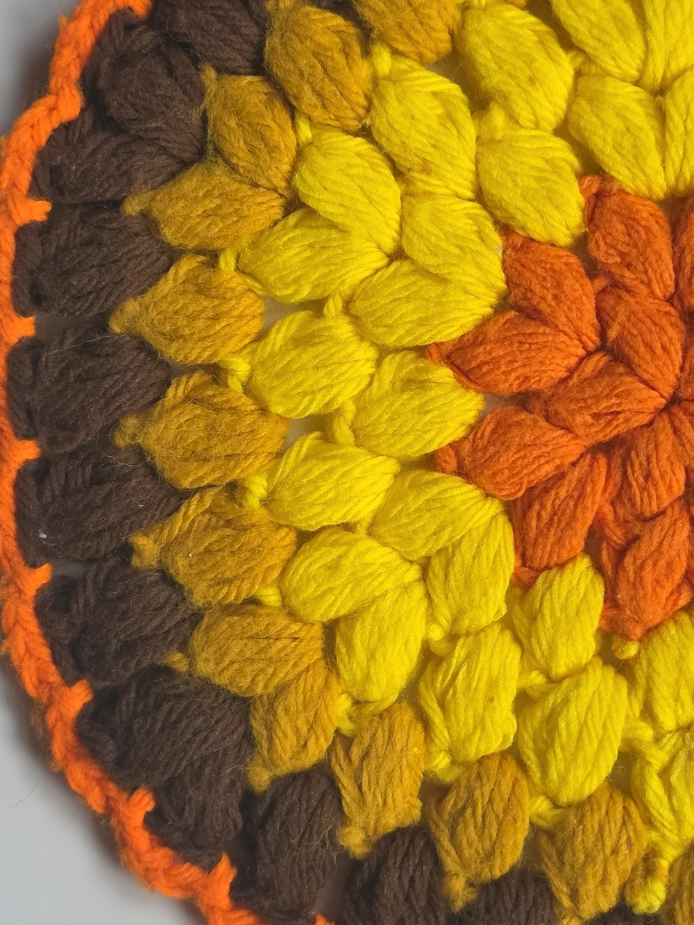 Vintage 1970's Crochet Potholders Set Of 2